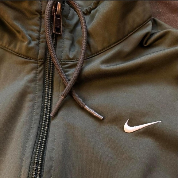 Nike Women's Olive Jacket - Picture 3 of 7